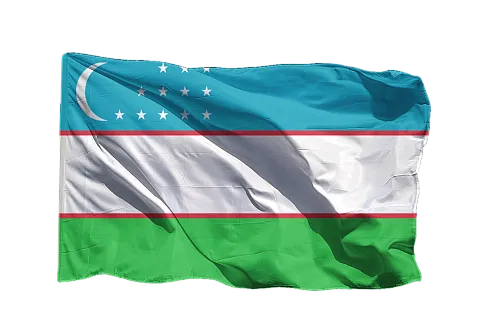 Флаг Узбекистана