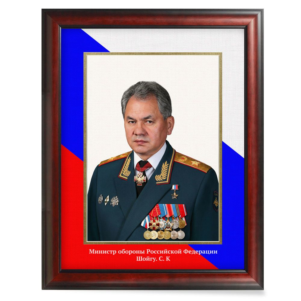 Портрет Шойгу.С.К Министрa обороны РФ 