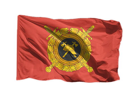 Флаг Государственной противопожарной службы РФ