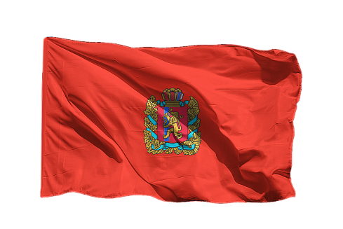 Флаг Красноярского края