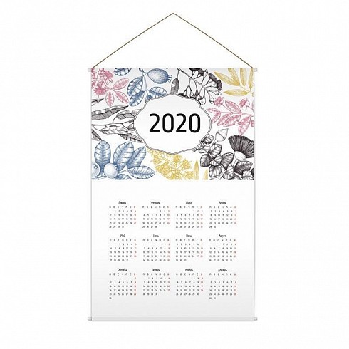 Текстильный календарь от 120 руб.