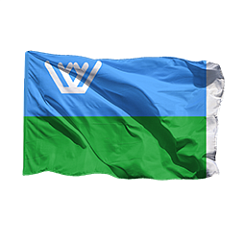 Флаг ХМАО - Югра