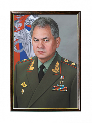 Портрет Шойгу.С.К Министрa обороны РФ 