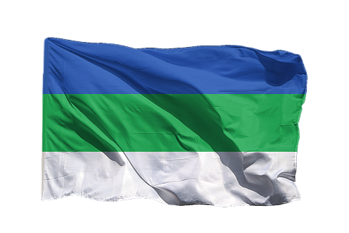 Флаг ХМАО - Югра