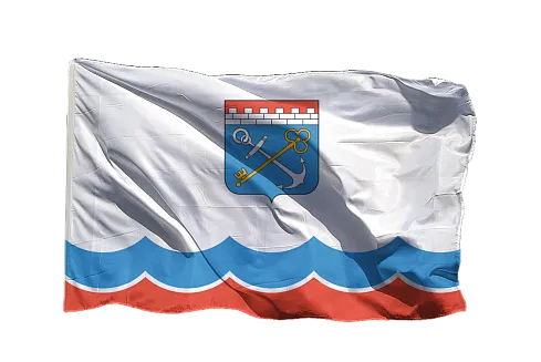 Флаг Ленинградской области